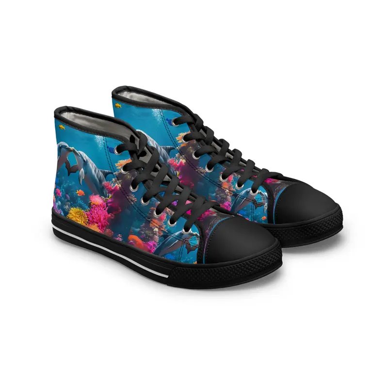 Ocean Boots Dolphin Sneakers Womens High Top