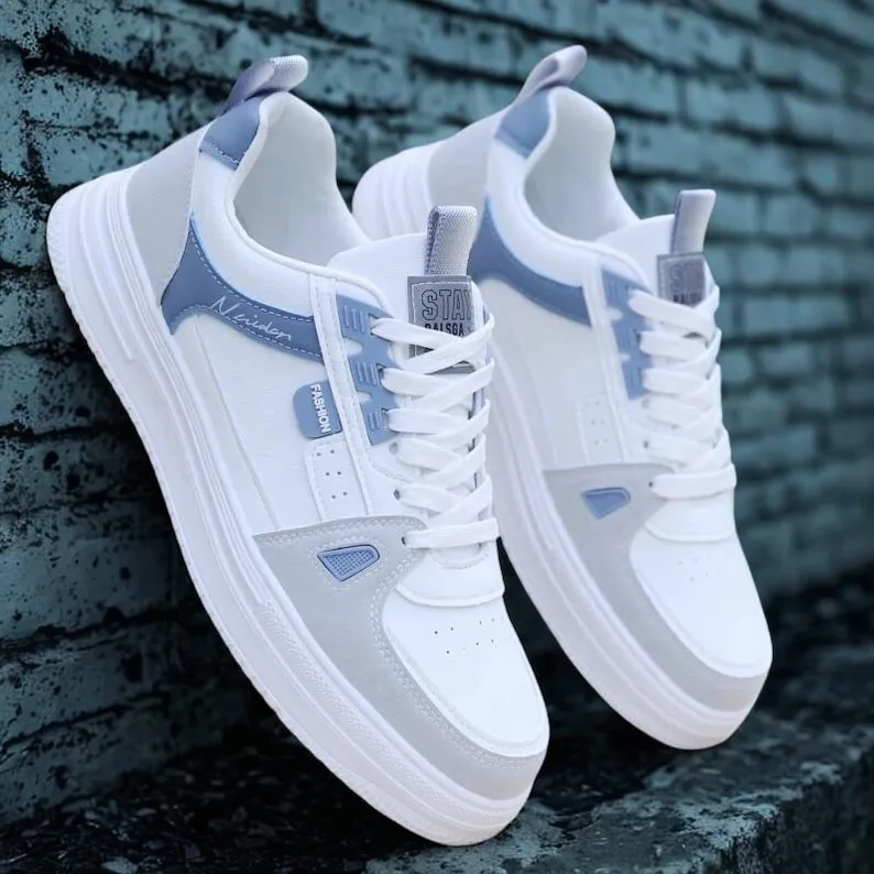 White PU Leather Sneakers 2 White PU Leather Sneakers 2