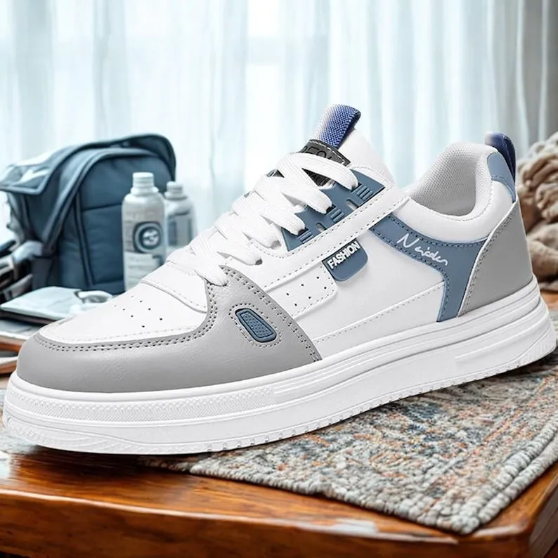 White PU Leather Sneakers White PU Leather Sneakers